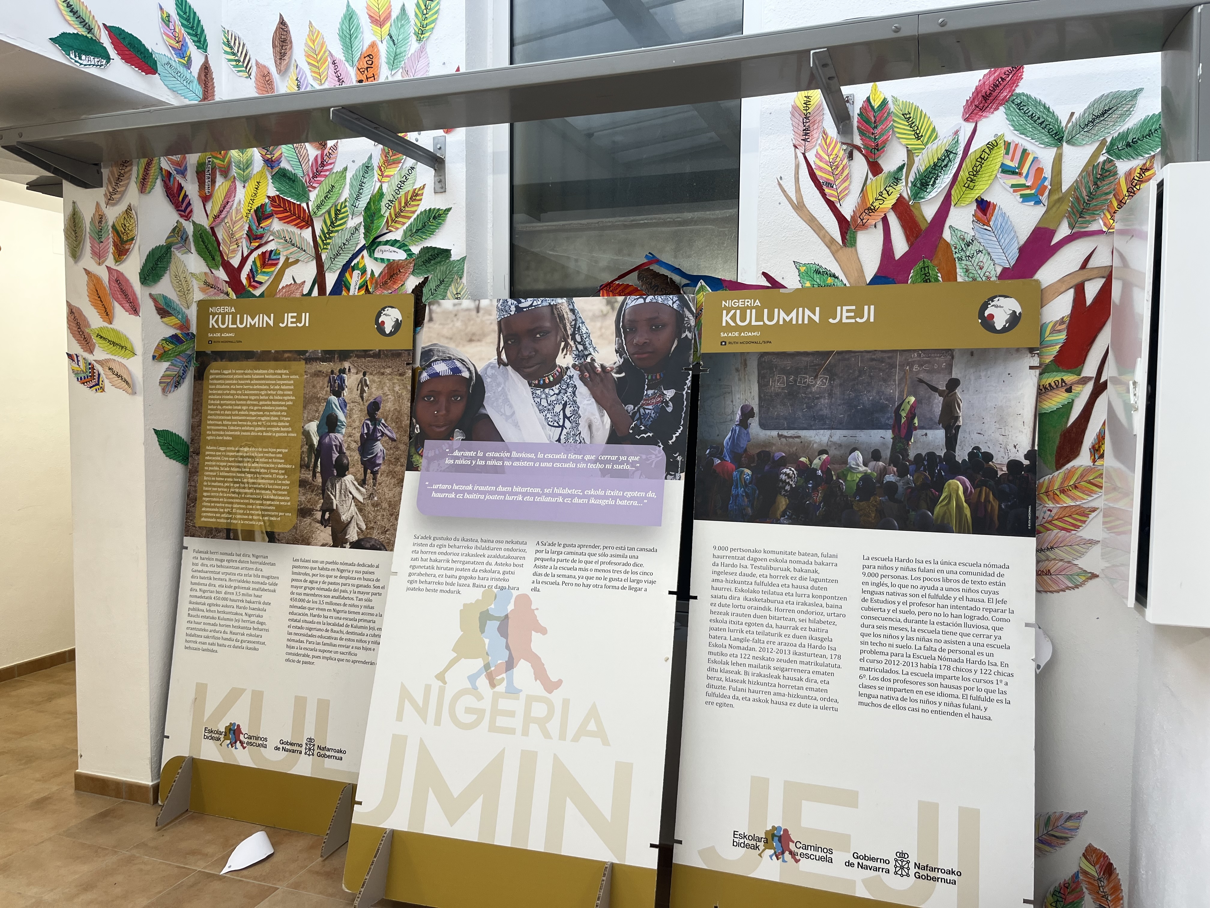 Exposición Camino a la escuela